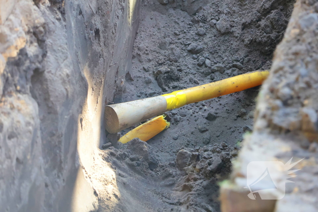 Gaslekkage tijdens werkzaamheden