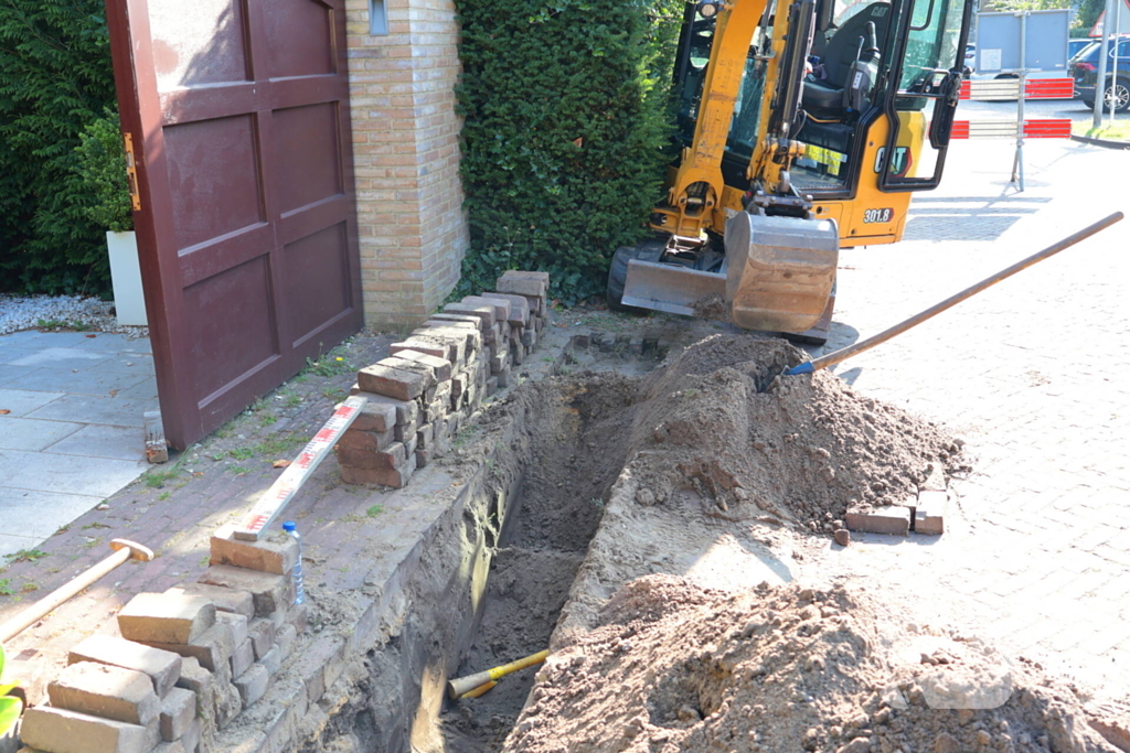 Gaslekkage tijdens werkzaamheden