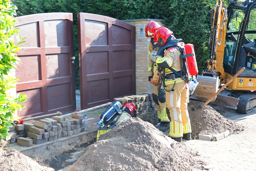 Gaslekkage tijdens werkzaamheden