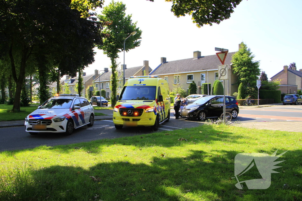 Fietser gewond bij aanrijding met auto
