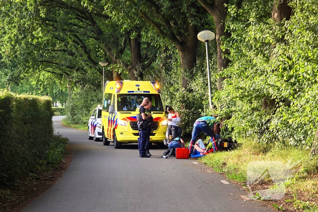 Scooterrijder gewond na val