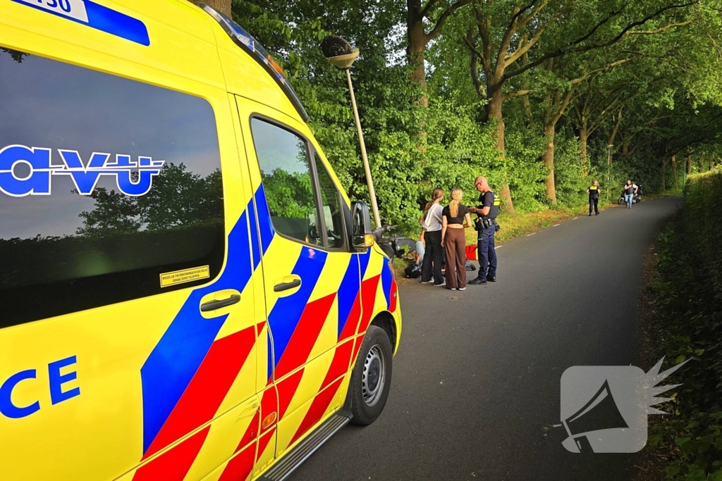 Scooterrijder gewond na val