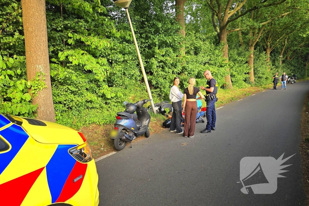 Scooterrijder gewond na val