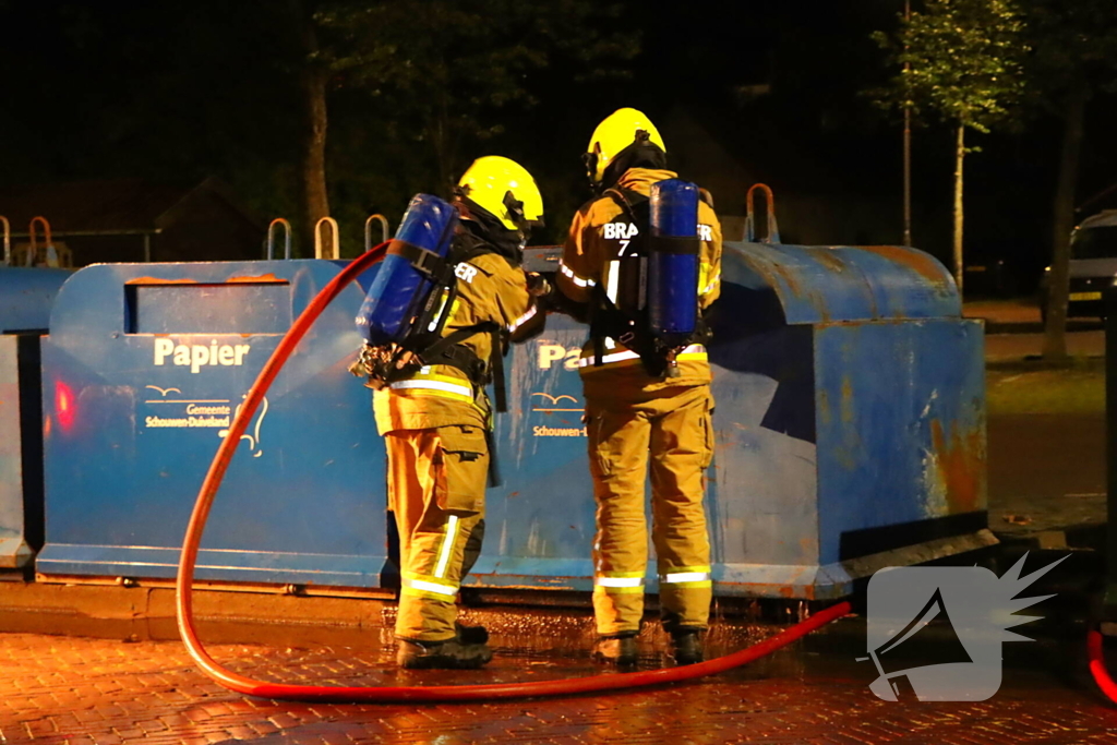 Nachtelijke brand snel onder controle