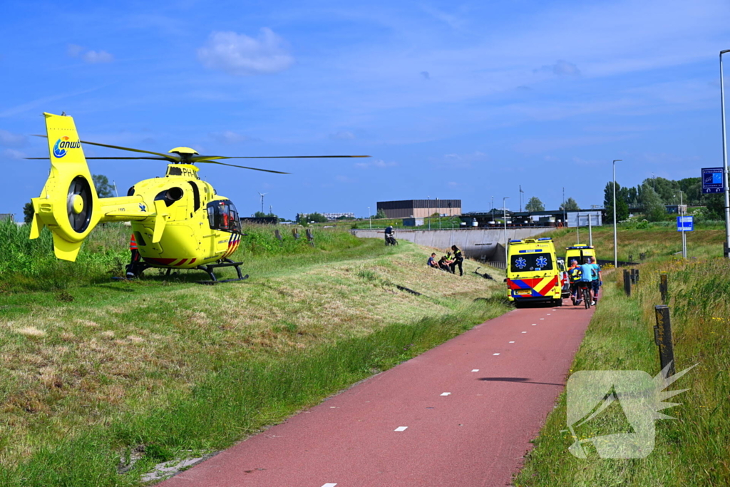 Ernstig ongeval op fietspad