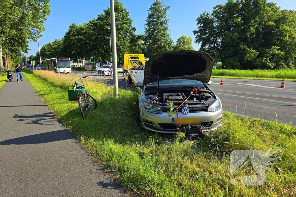 Aanrijding met letsel na pechgeval