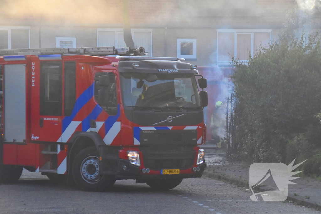 Rookontwikkeling bij brand in bosschages