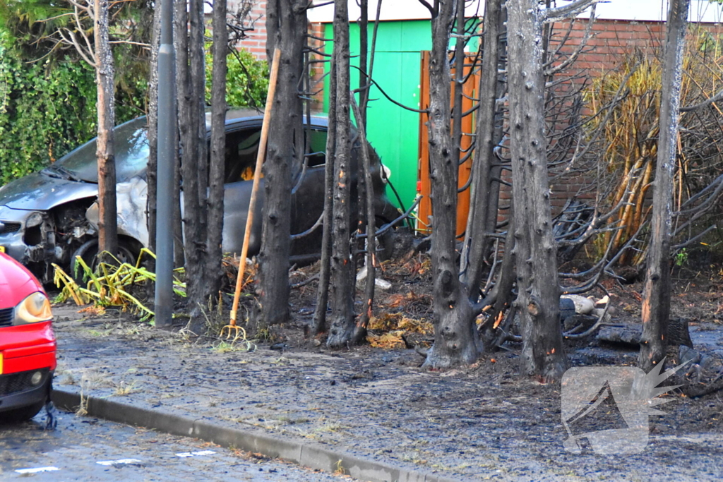 Rookontwikkeling bij brand in bosschages