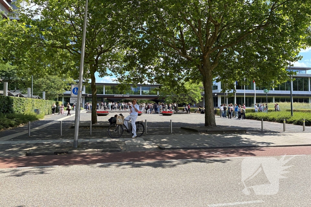 Provinciehuis ontruimd wegens brand