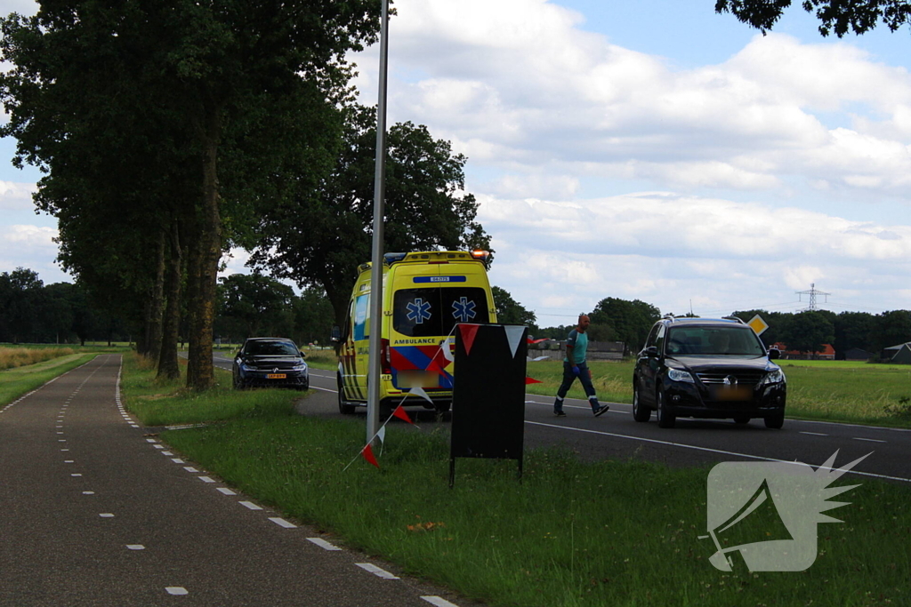 Aanrijding met letsel op hoofdweg