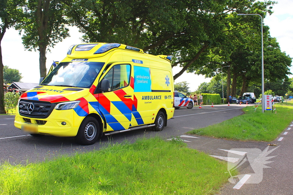 Aanrijding met letsel op hoofdweg