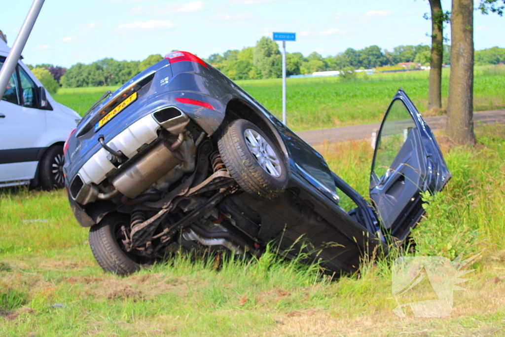 Ongeval met voertuigen in water