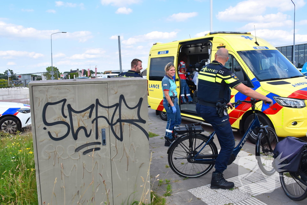 E-biker gewond bij val