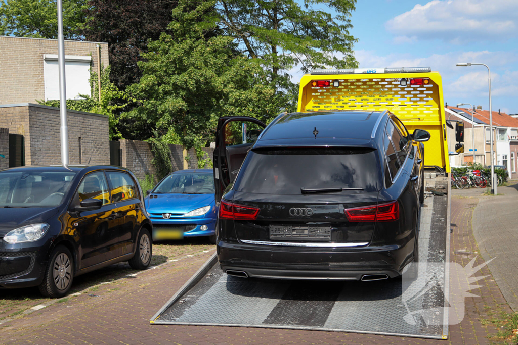 Politieachtervolging eindigt met schade