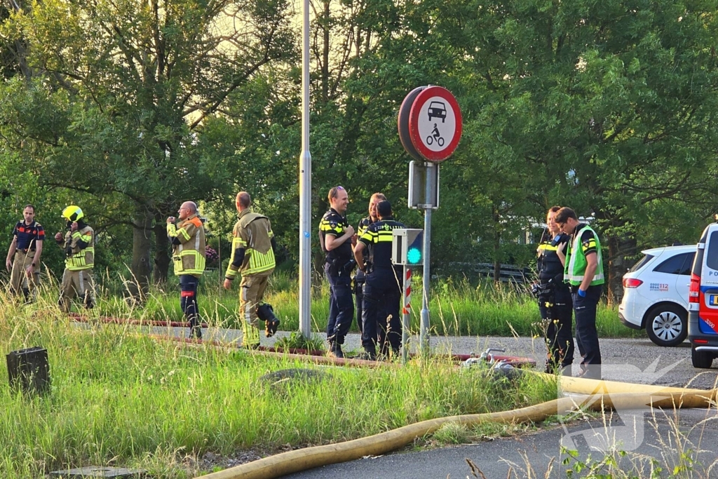 Uitslaande brand in winkelpand