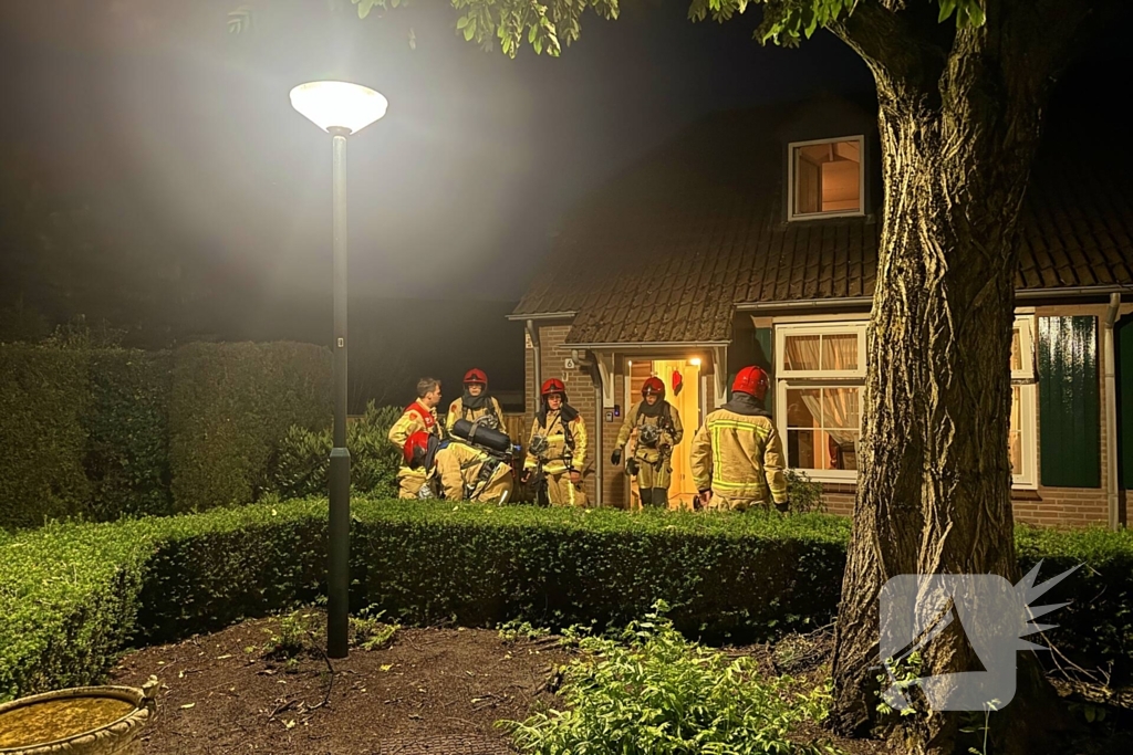 Woningbrand in de nacht snel geblust