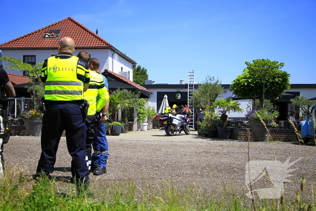 Brand in afzuigkanaal restaurant