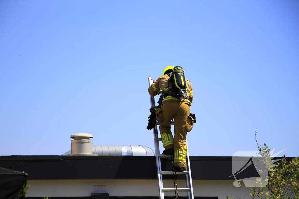 Brand in afzuigkanaal restaurant