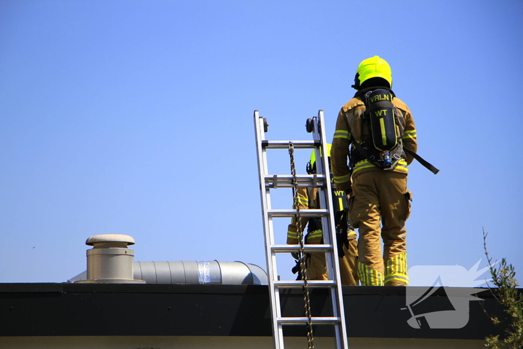 Brand in afzuigkanaal restaurant
