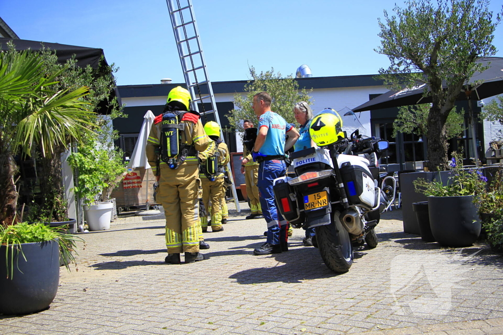 Brand in afzuigkanaal restaurant