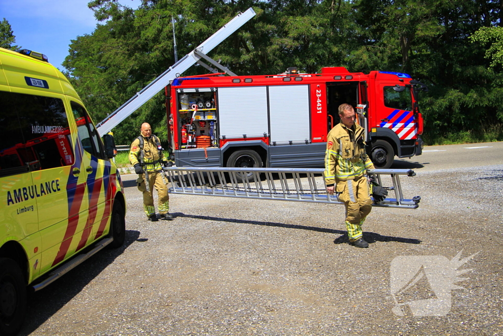 Brand in afzuigkanaal restaurant