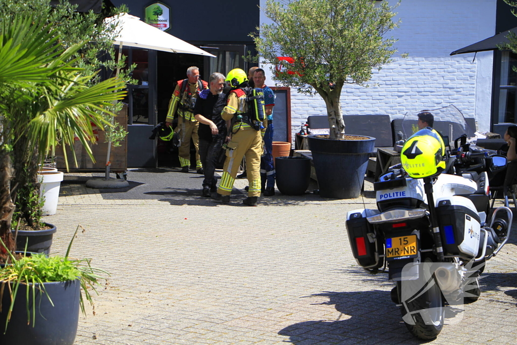 Brand in afzuigkanaal restaurant