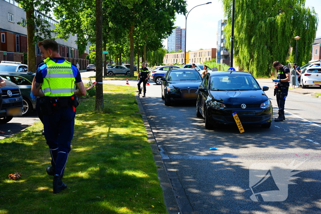 Straat afgesloten na ongeval