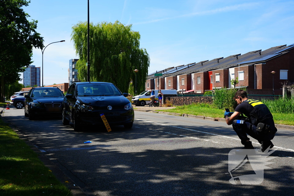 Straat afgesloten na ongeval