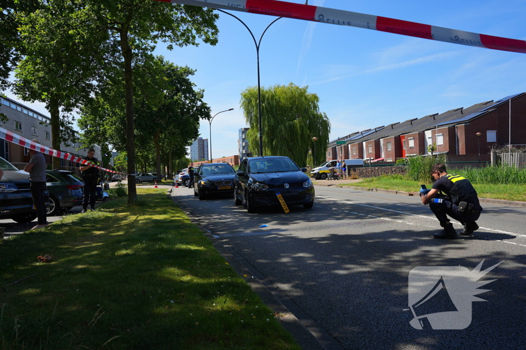 Straat afgesloten na ongeval