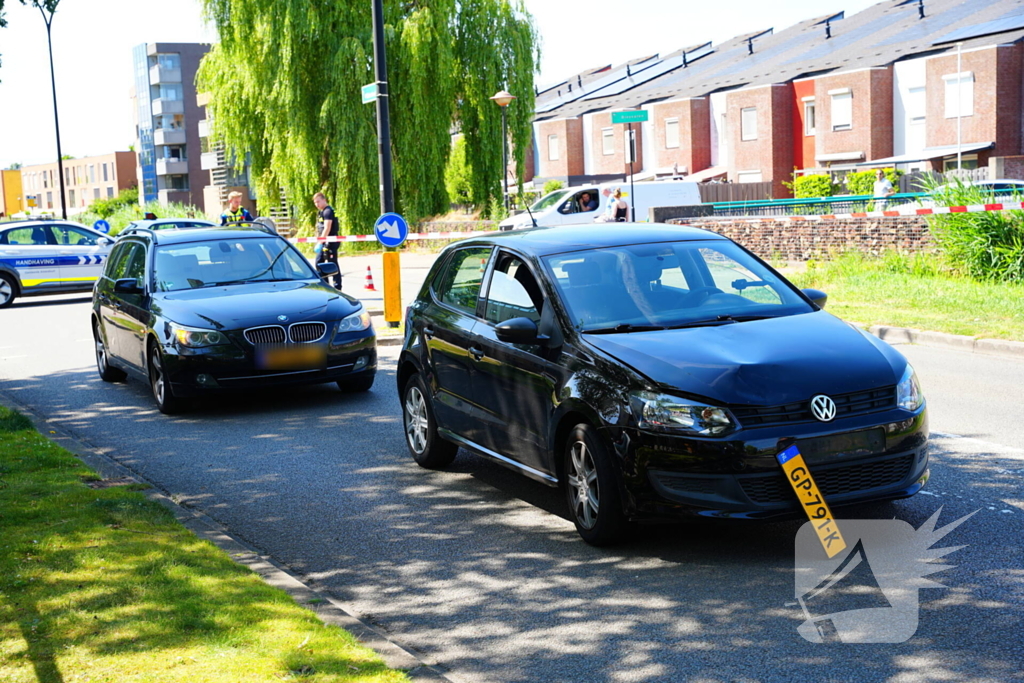 Straat afgesloten na ongeval
