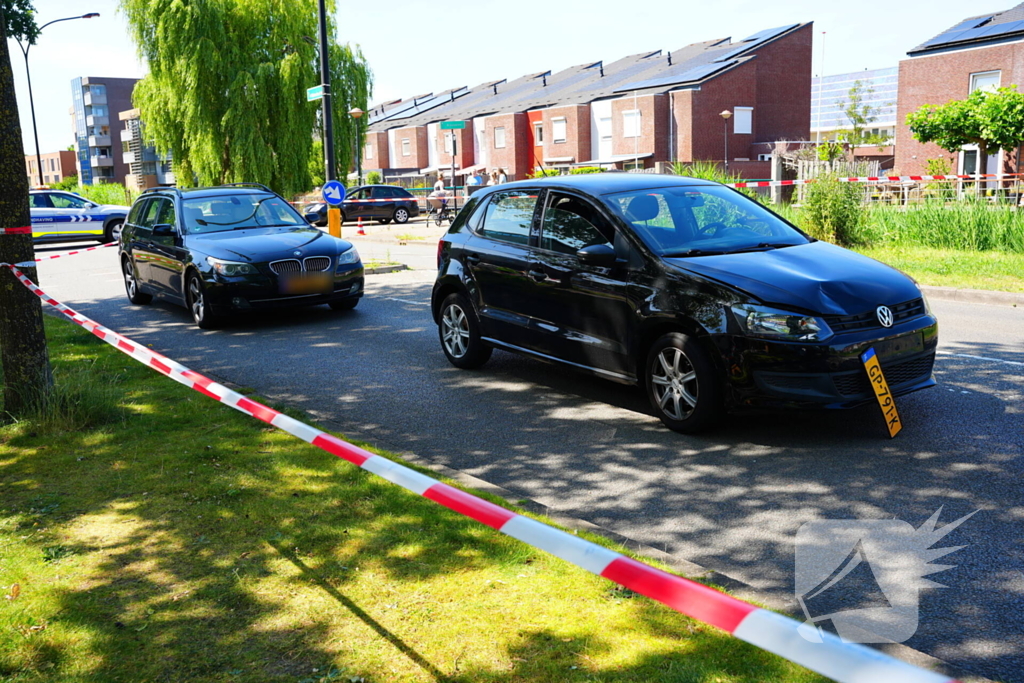 Straat afgesloten na ongeval