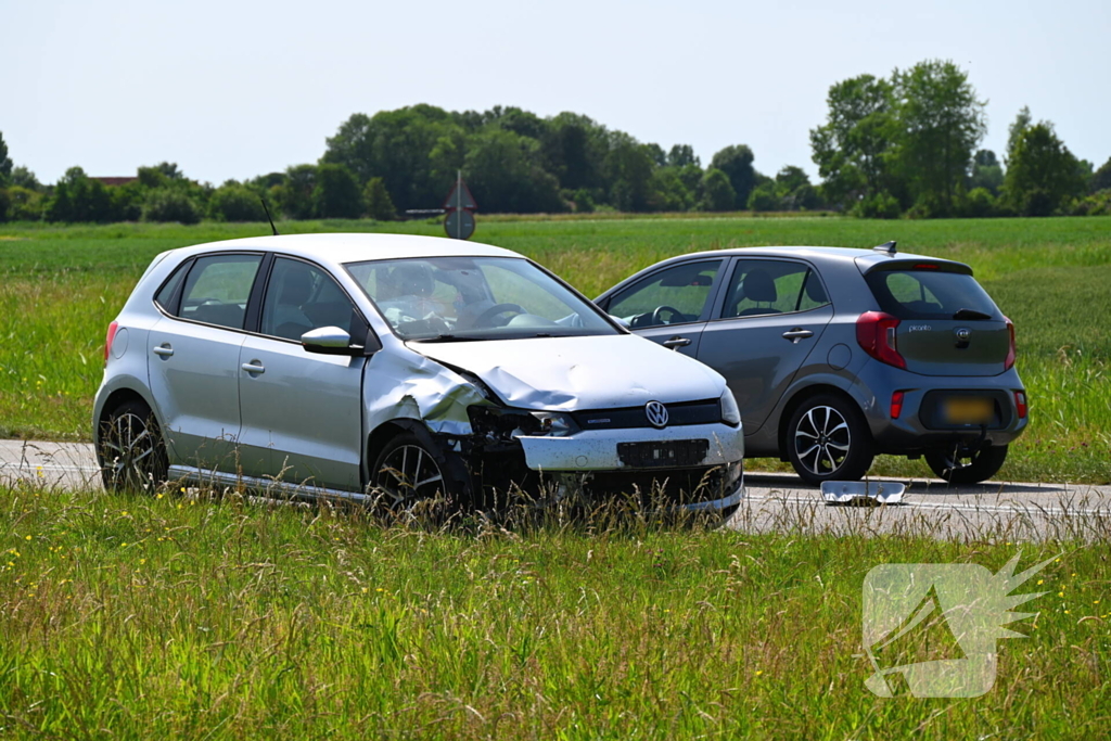 Ernstig ongeval met scootmobiel en auto