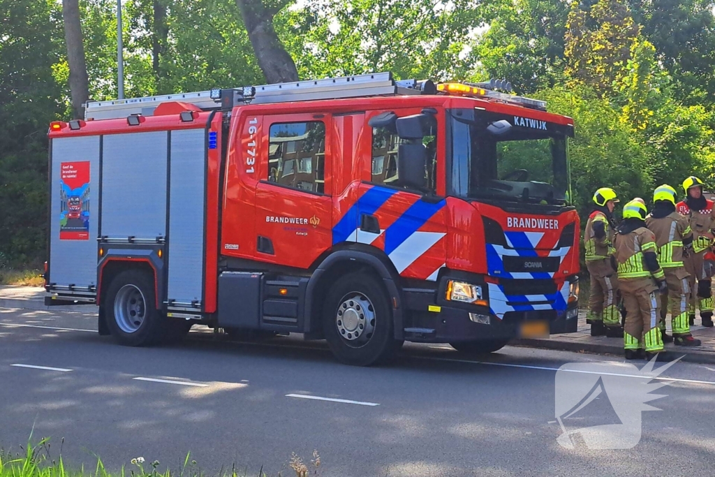 Auto tegen brugbalustrade