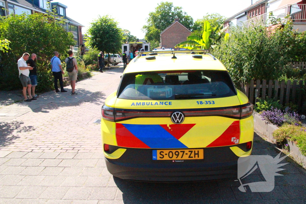 Gewonde na steekpartij in tuin