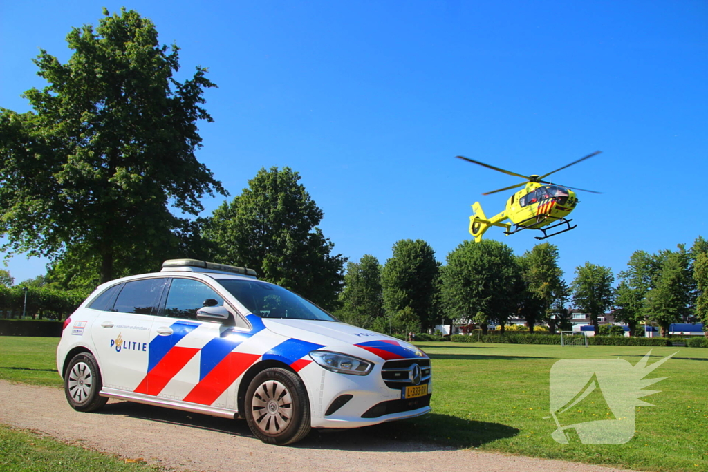 Gewonde na steekpartij in tuin