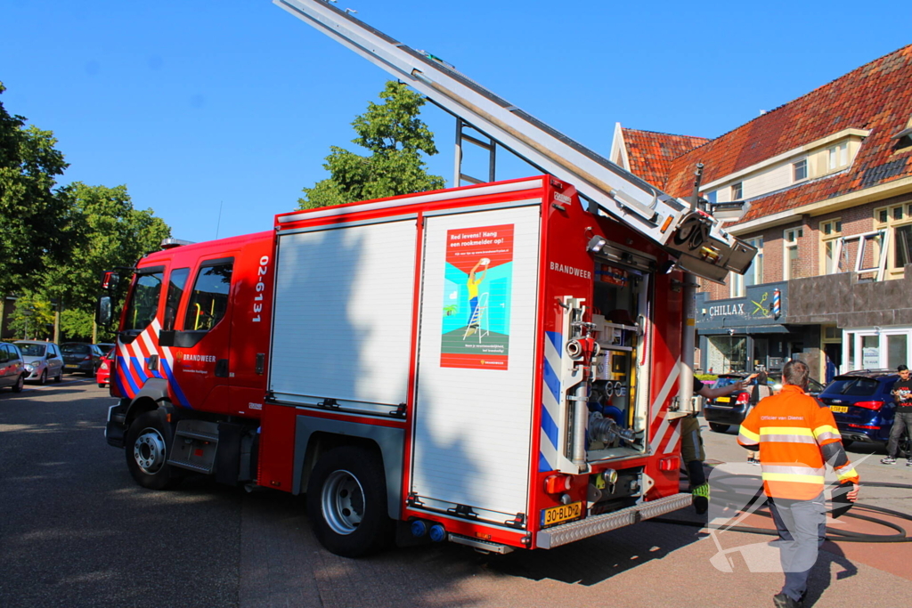 Brand bij grillrestaurant