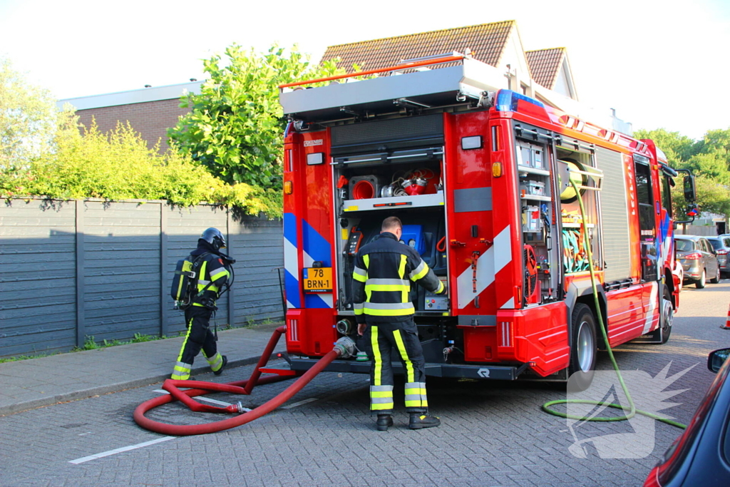 Brand in afzuiginstallatie snackbar