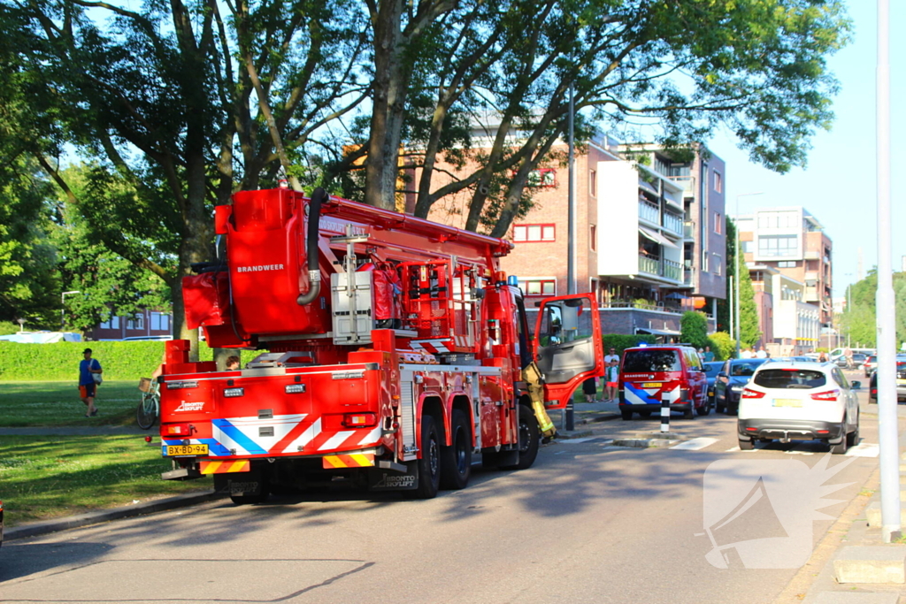 Brand in afzuiginstallatie snackbar