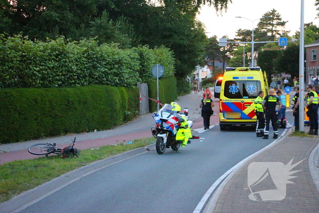 Traumahelikopter ingezet bij fietsongeval