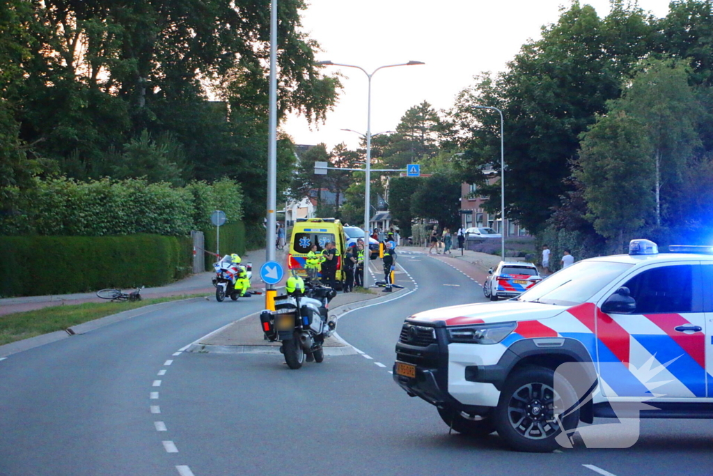 Traumahelikopter ingezet bij fietsongeval
