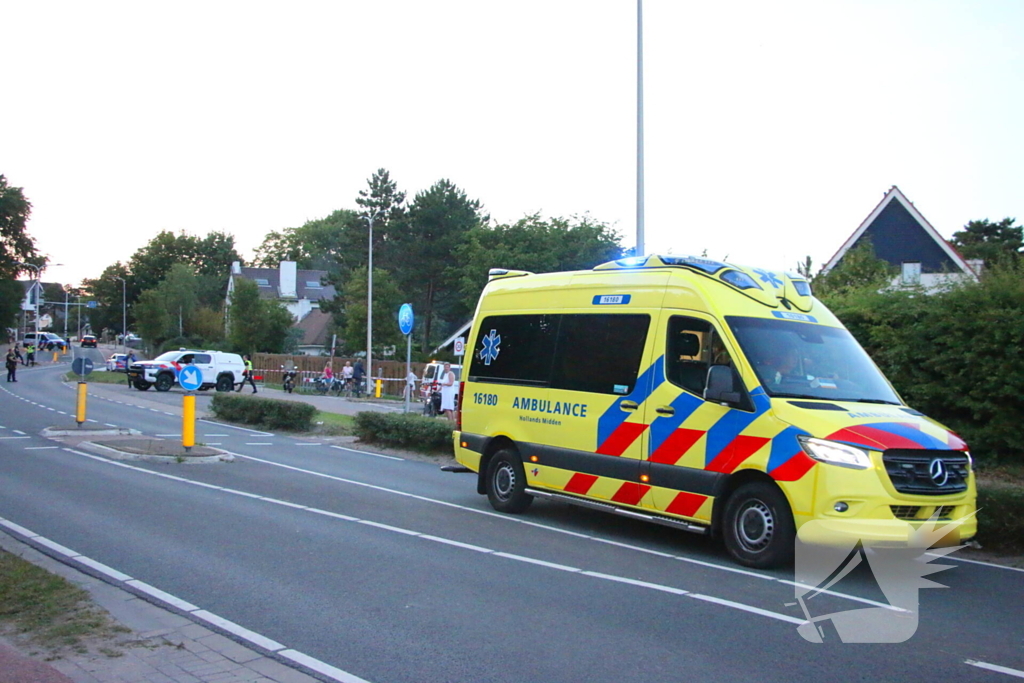 Traumahelikopter ingezet bij fietsongeval