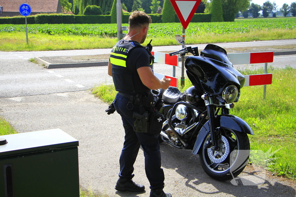 Motorrijder gewond na ongeval