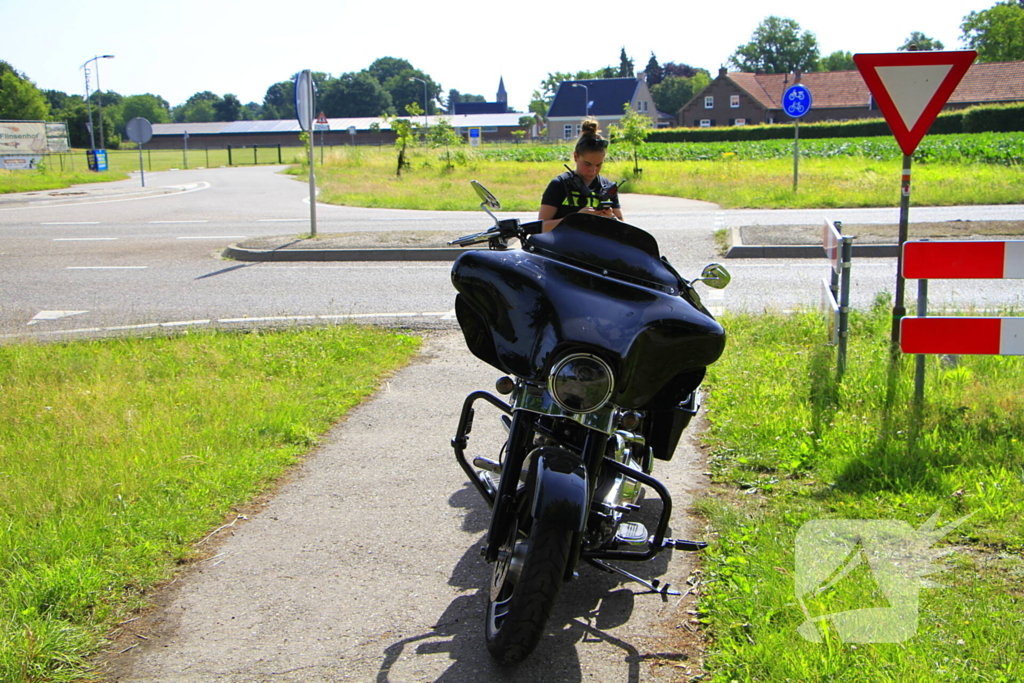 Motorrijder gewond na ongeval