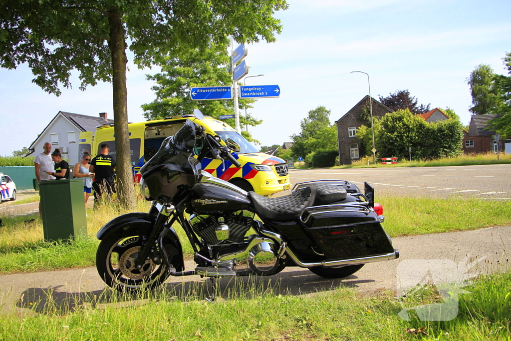 Motorrijder gewond na ongeval