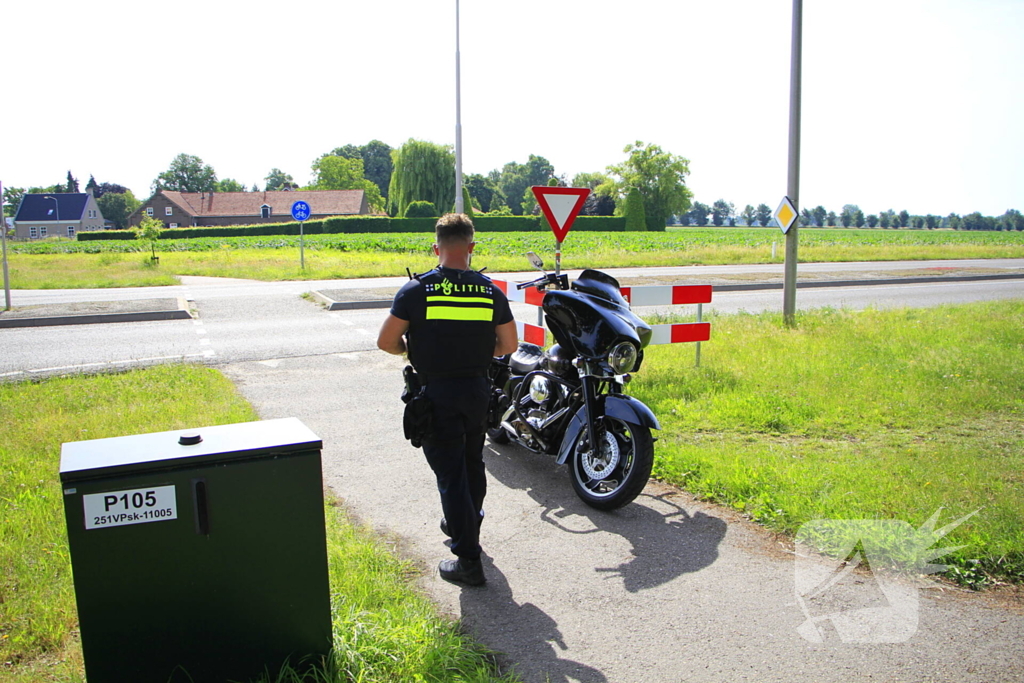 Motorrijder gewond na ongeval