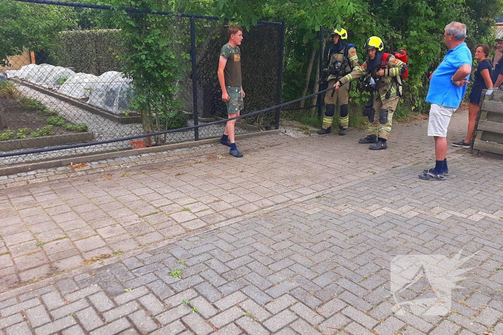 Brand is schuur snel geblust