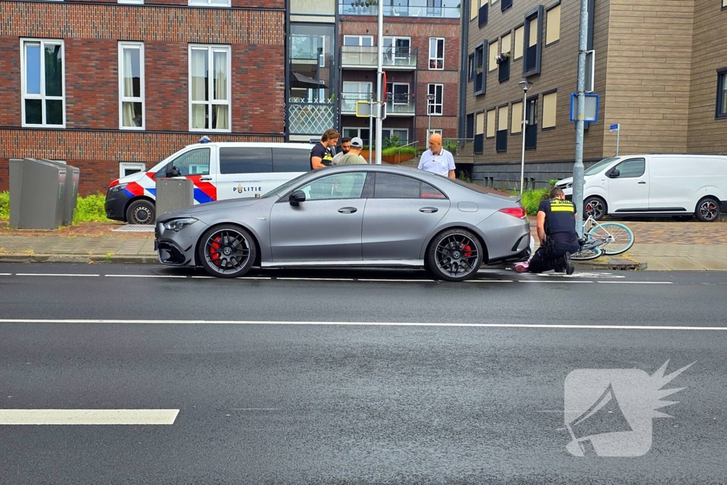 Fietser gewond bij aanrijding met auto