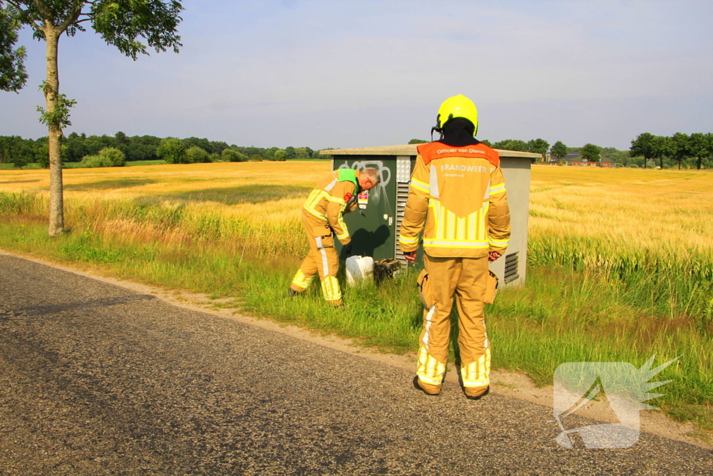 Vaatjes met onbekende inhoud aangetroffen
