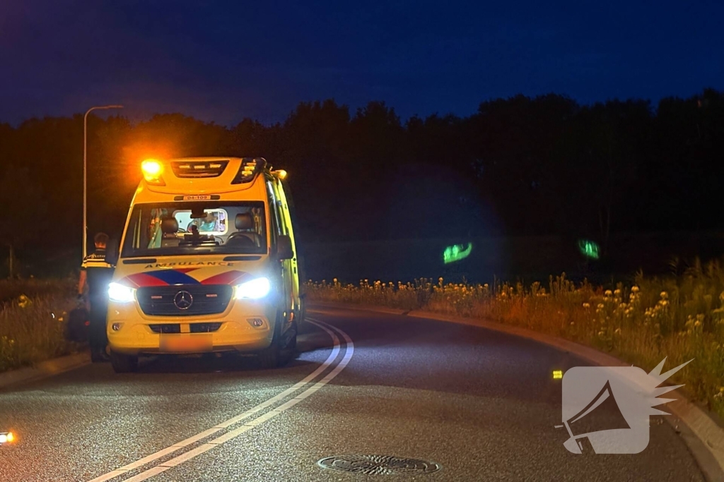 Fietser gewond na val