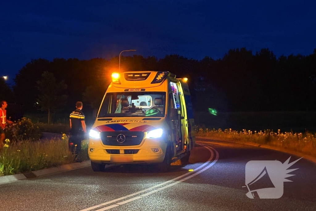 Fietser gewond na val